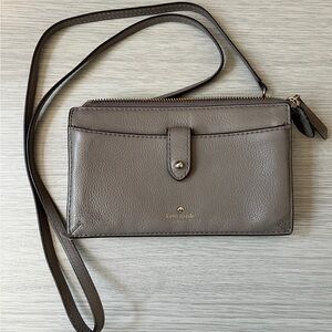 Kate Spade Crossbody Slate Gray Wallet Bag